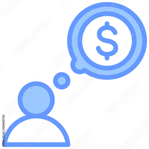 Expectation Blue Icon