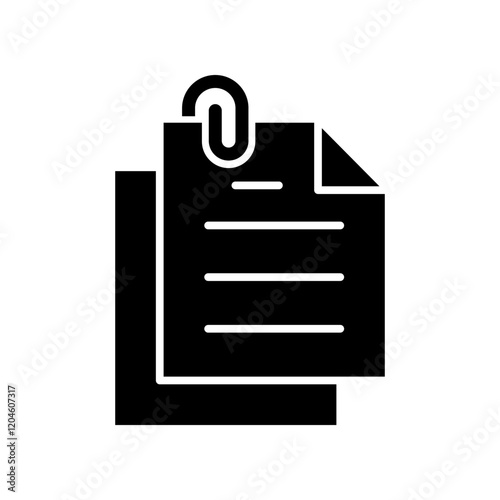 Document icon design template