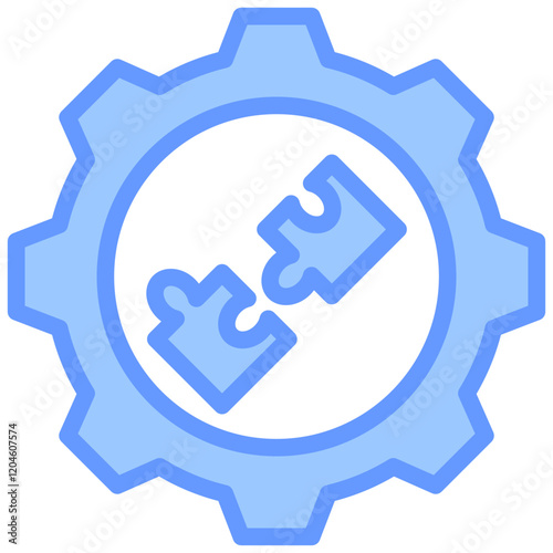 Solution Management Blue Icon