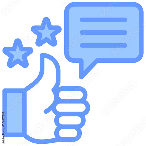 Reputation Blue Icon