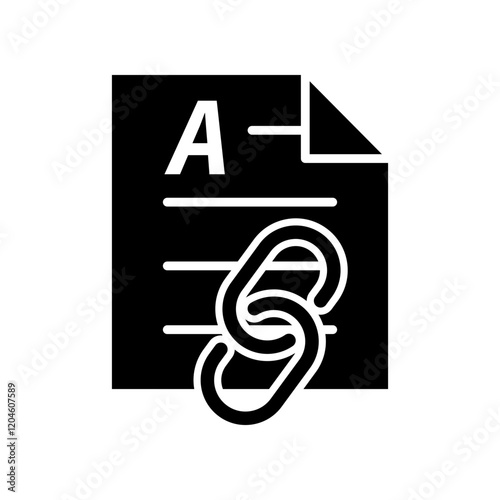 Document icon design template