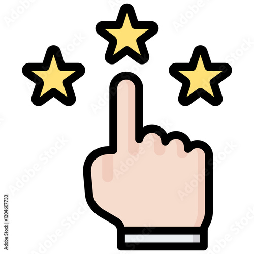 Satisfaction Outline Color Icon