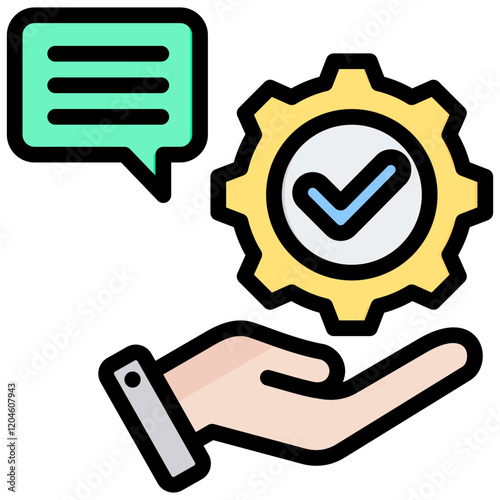 Responsibility Outline Color Icon