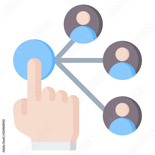 Interaction Flat Icon