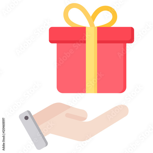 Gift Flat Icon
