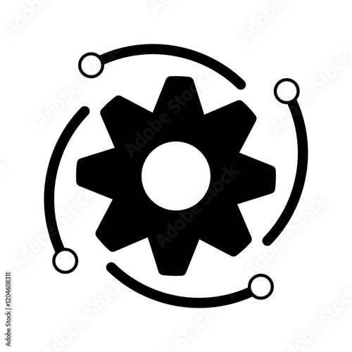 Gear icon design template