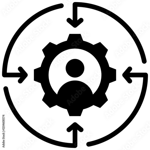 Personalization Glyph Icon