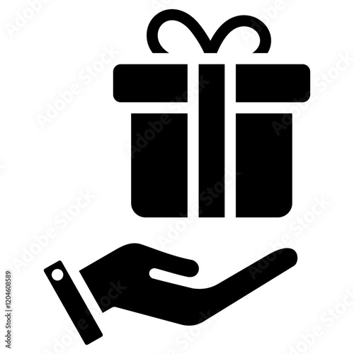 Gift Glyph Icon