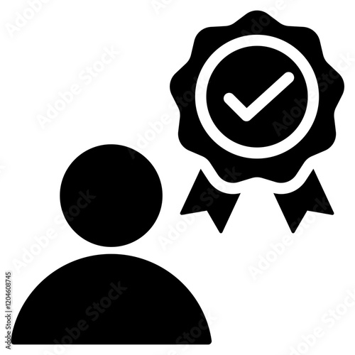 Credibility Glyph Icon