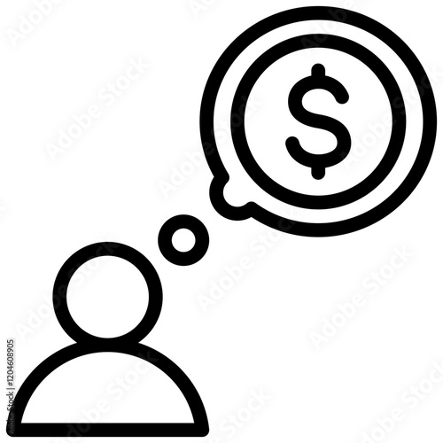 Expectation Outline Icon