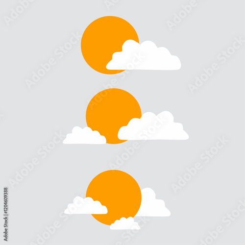 sun and clouds
