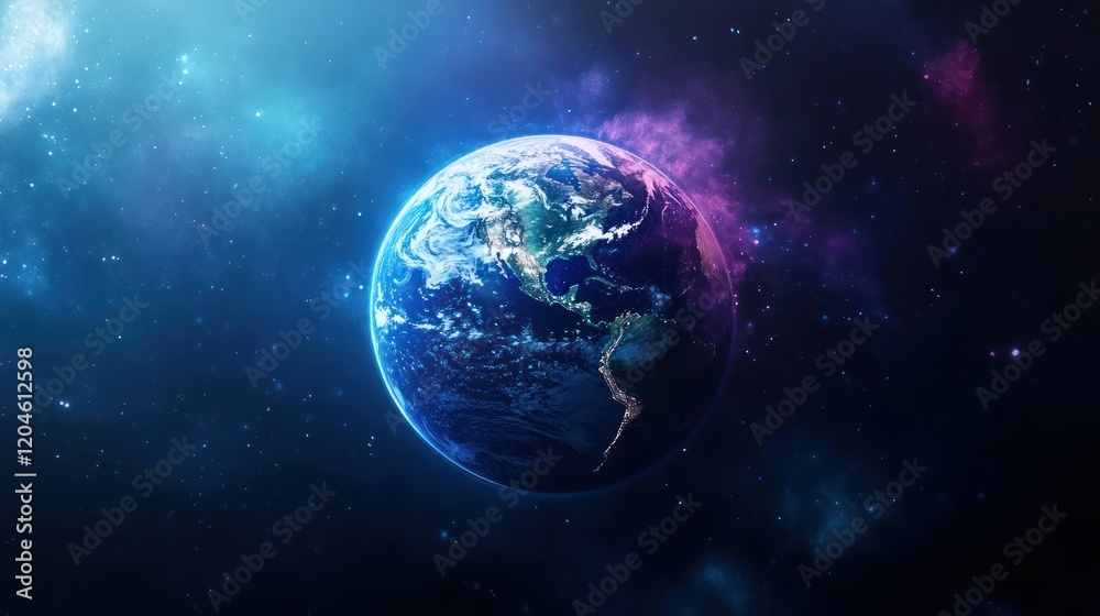 planet Earth with global network and connectivity planet Earth with global network and connectivity