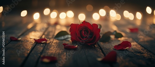 Convey your love through a heartfelt Valentine's Day note accompanied by an elegant and romantic image.