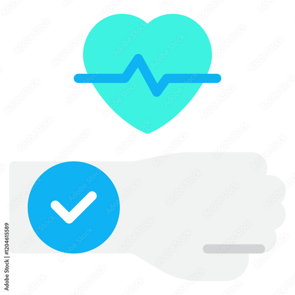 Modern Health Monitoring Icon Design Modern Health Monitoring Icon Design