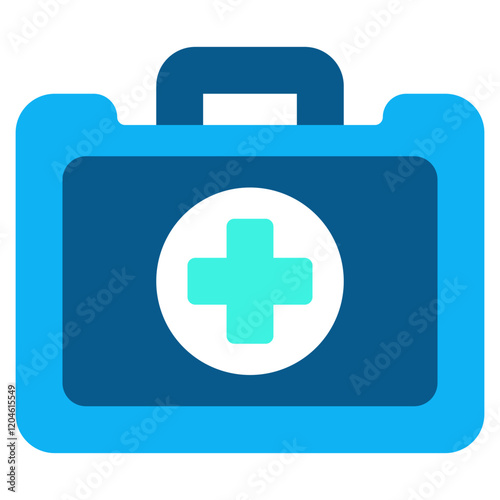 Compact First Aid Kit Icon for Health and Safety