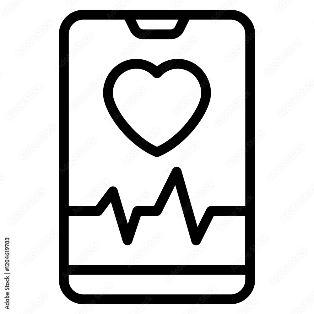 Heart Rate Monitoring on Smartphone Display