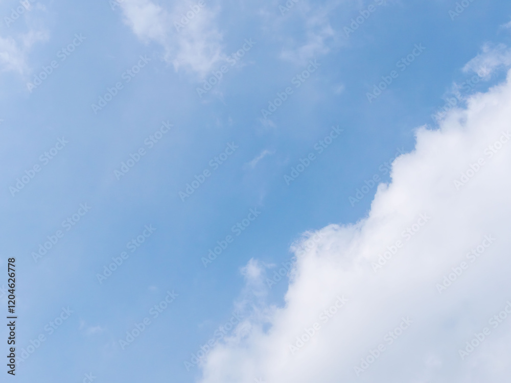 Obraz premium 1月の空の白い雲204