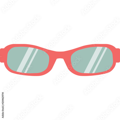 eyewear glasses eyeglass lens vector