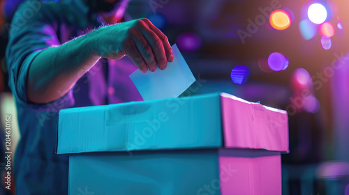 gift box in hand
