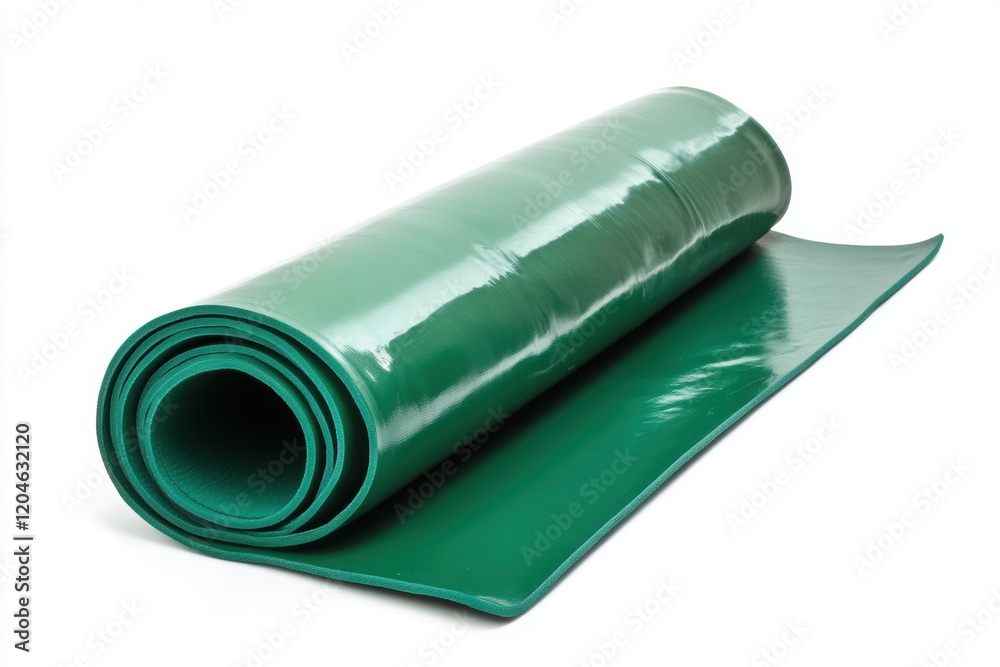 Yoga mat on ground closeup view Yoga mat on ground closeup view