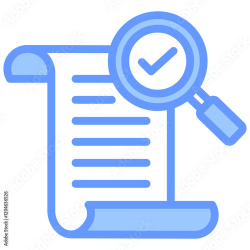 Data Validity Blue Icon