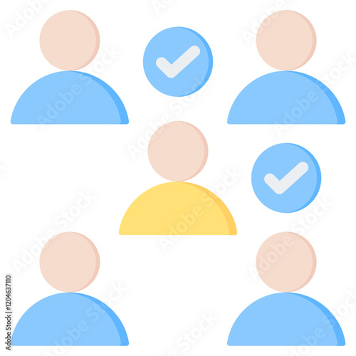 Convenience Sampling Flat Icon