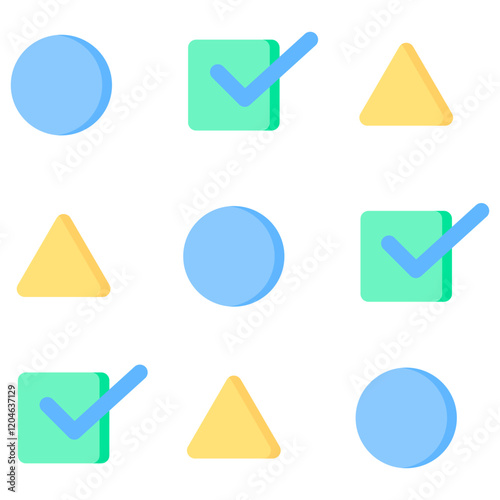 Stratified Sampling Flat Icon