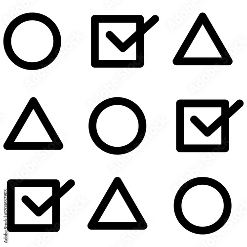 Stratified Sampling Outline Icon