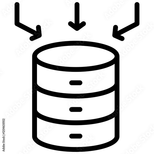 Data Collector Outline Icon