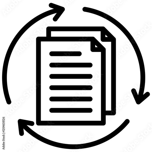 Data Consistency Outline Icon