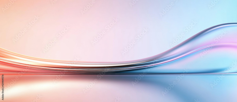 Sleek minimalist design with smooth flowing lines in pastel colors Sleek minimalist design with smooth flowing lines in pastel colors