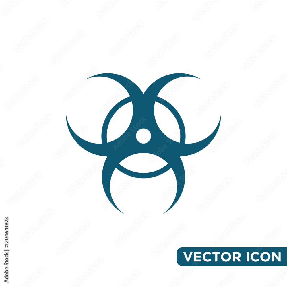 Simple Radiation Icon Design Template Simple Radiation Icon Design Template