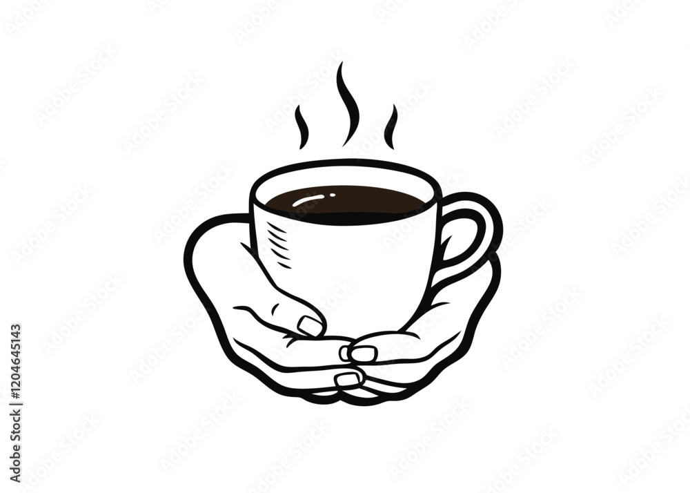 cup of coffee vector with white background cup of coffee vector with white background
