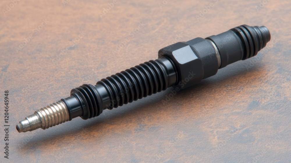 High-Precision CNC Machined Black Metal Component High-Precision CNC Machined Black Metal Component