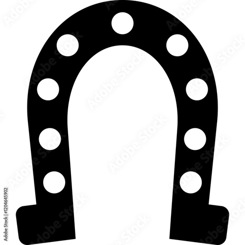 horse shoe vector