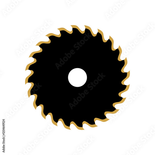 saw blade vector design,carpentry tool logo design,vintage,badge,editable design
