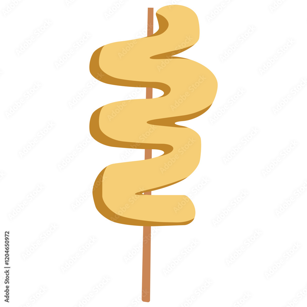 Obraz premium Fishcake vector