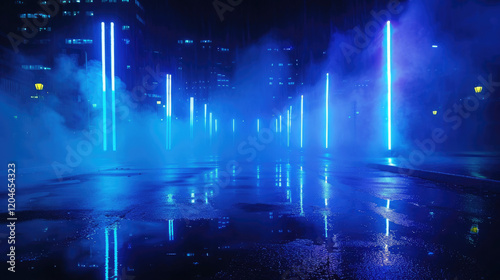 blue lights loop