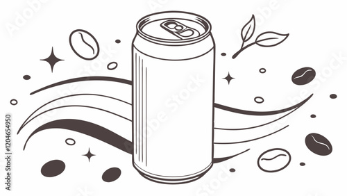beverage can, customizable can, design template, editable can, vector illustration, soda can, aluminum can, customizable template, mockup can, drink container, bever can to design yourself vector file