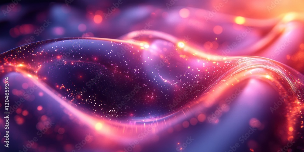 Futuristic Abstract Composition of Overlapping Transparent Purple Rings with Soft Ambient Lighting Futuristic Abstract Composition of Overlapping Transparent Purple Rings with Soft Ambient Lighting