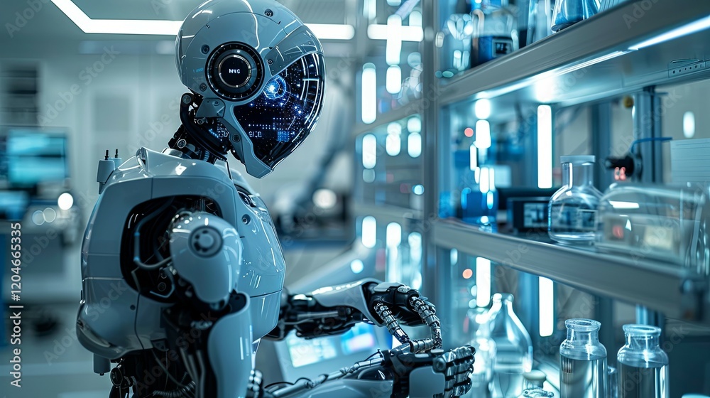 Advanced Robot Conducts Scientific Research in a Laboratory Setting Advanced Robot Conducts Scientific Research in a Laboratory Setting