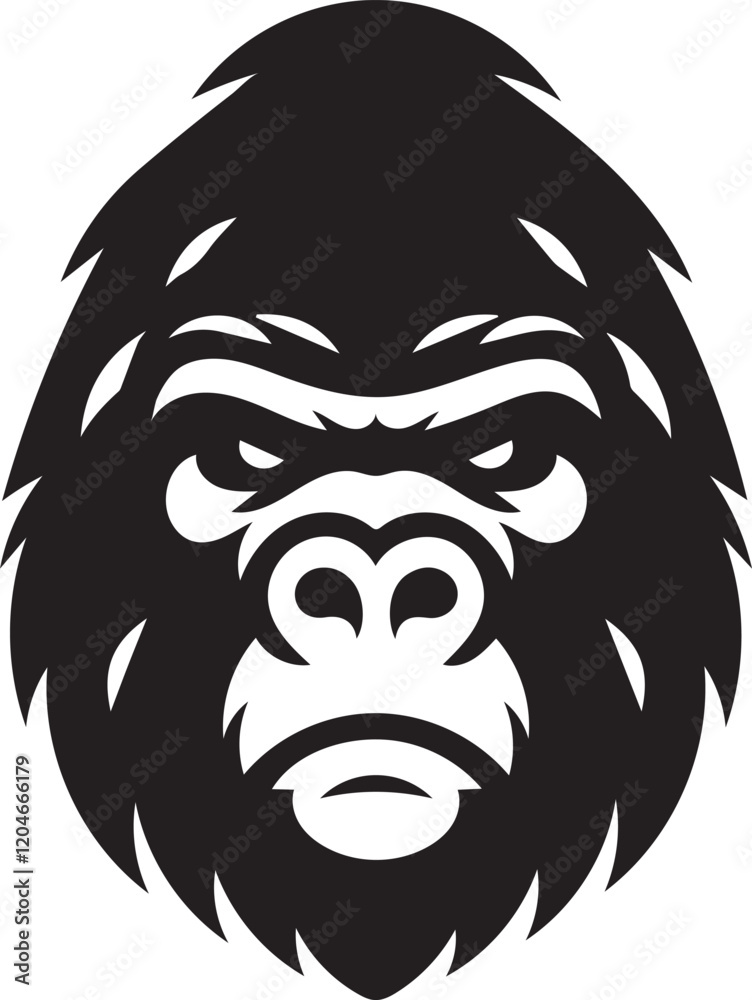 Obraz premium head of gorilla