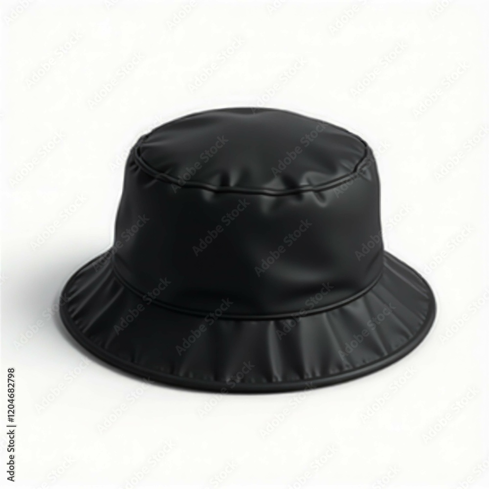 Black bucket hat unisex accessory Black bucket hat unisex accessory