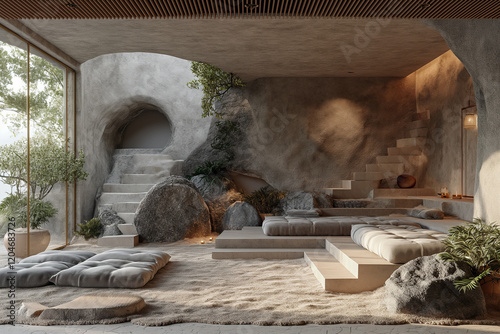 the cave