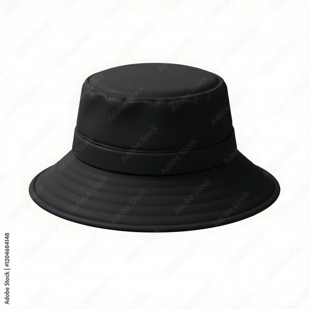 Black bucket hat unisex accessory Black bucket hat unisex accessory