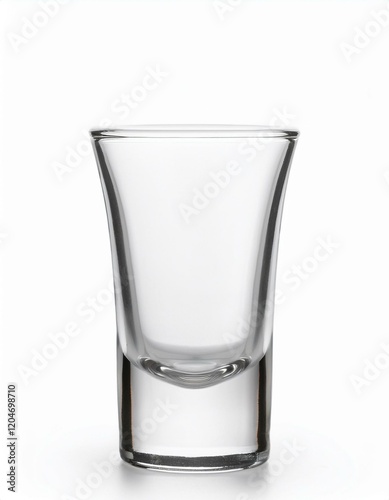Wallpaper Mural Empty shot glass on white background Torontodigital.ca
