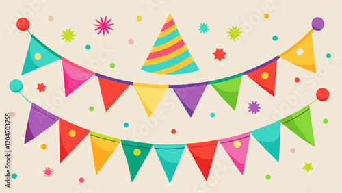 Colorful Party Banners for Festive Celebrations