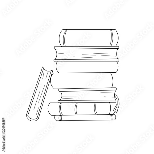 stack of books