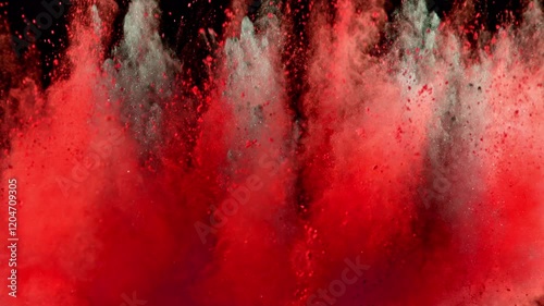 Wallpaper Mural Super Slow Motion Shot of Bright Color Powder Background at 1000fps. Torontodigital.ca