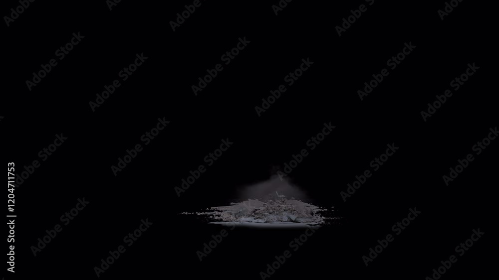 Ground Destruction effect, Explosion, Fracture, Explode, 3D Animation ...